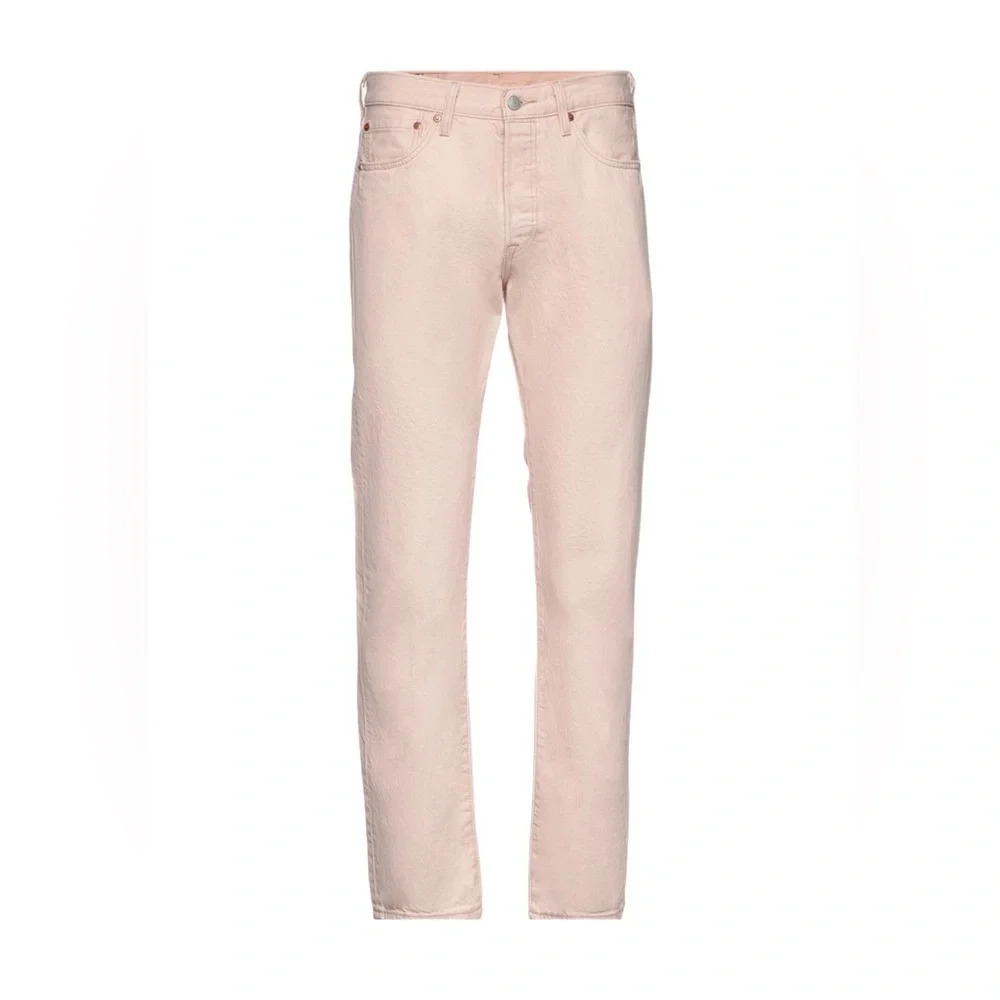 Levis 501 Fresh Adult Jean 27 X 30 Pink Limited Classic Button Fly Cotton Men's. - Picture 4 of 14